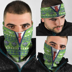 Raiders Rugby Christmas Neck Gaiter Merry Xmas Canberra Cardigan Style - Aussie Hoodie