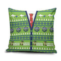 Raiders Rugby Christmas Pillow Cover Merry Xmas Canberra Cardigan Style - Aussie Hoodie
