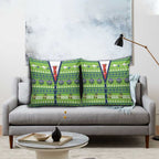 Raiders Rugby Christmas Pillow Cover Merry Xmas Canberra Cardigan Style - Aussie Hoodie