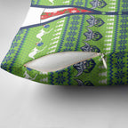Raiders Rugby Christmas Pillow Cover Merry Xmas Canberra Cardigan Style - Aussie Hoodie
