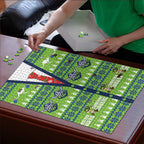 Raiders Rugby Christmas Puzzle Merry Xmas Canberra Cardigan Style - Aussie Hoodie