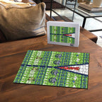 Raiders Rugby Christmas Puzzle Merry Xmas Canberra Cardigan Style - Aussie Hoodie