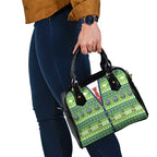 Raiders Rugby Christmas Shoulder Handbag Merry Xmas Canberra Cardigan Style - Aussie Hoodie