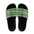 Raiders Rugby Christmas Slide Sandals Merry Xmas Canberra Cardigan Style - Aussie Hoodie