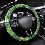 Raiders Rugby Christmas Steering Wheel Cover Merry Xmas Canberra Cardigan Style - Aussie Hoodie