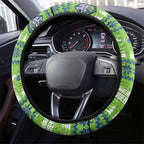 Raiders Rugby Christmas Steering Wheel Cover Merry Xmas Canberra Cardigan Style - Aussie Hoodie