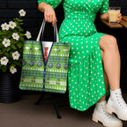 Raiders Rugby Christmas Tote Bag Merry Xmas Canberra Cardigan Style - Aussie Hoodie