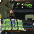 Raiders Rugby Christmas Travel Bag Merry Xmas Canberra Cardigan Style - Aussie Hoodie