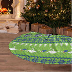 Raiders Rugby Christmas Tree Skirt Merry Xmas Canberra Cardigan Style - Aussie Hoodie