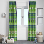 Raiders Rugby Christmas Window Curtain Merry Xmas Canberra Cardigan Style - undefined