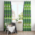 Raiders Rugby Christmas Window Curtain Merry Xmas Canberra Cardigan Style - undefined