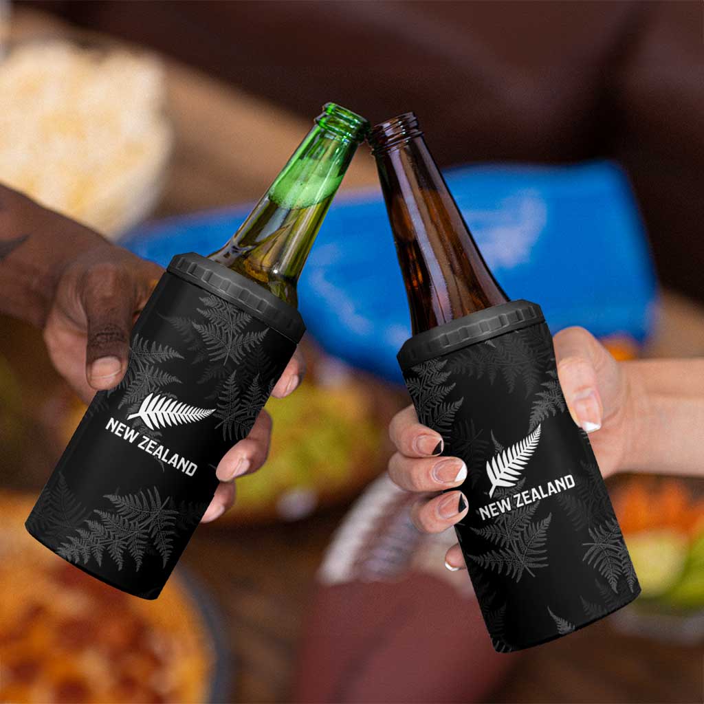 New Zealand Silver Fern Rugby 4 in 1 Can Cooler Tumbler Go Aotearoa Champions World Cup