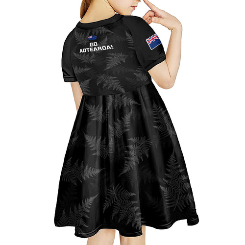 new-zealand-silver-fern-rugby-kid-short-sleeve-dress-2023-go-aotearoa-champions-world-cup