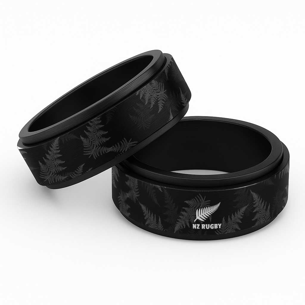 New Zealand Silver Fern Rugby Spinner Ring Go Aotearoa Champions - Aussie Hoodie