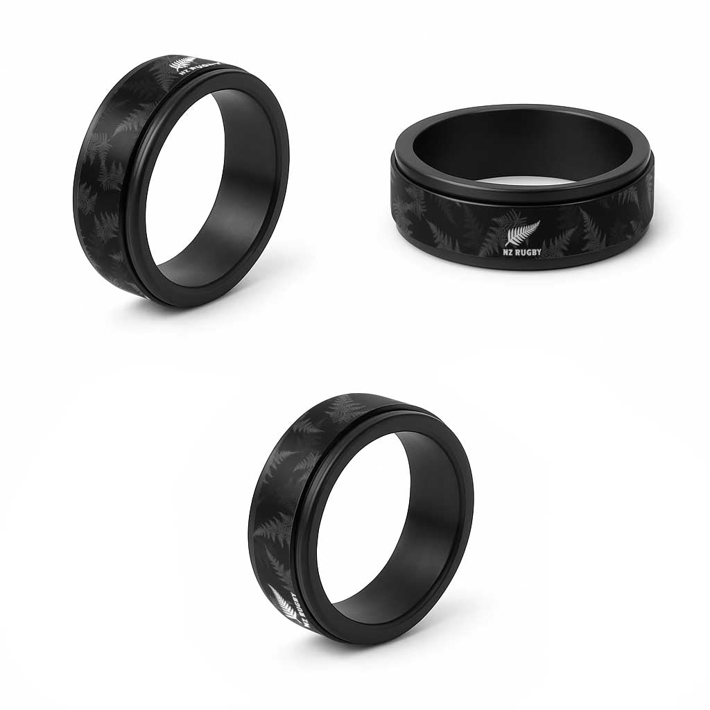 New Zealand Silver Fern Rugby Spinner Ring Go Aotearoa Champions - Aussie Hoodie