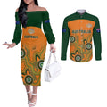 australia-rugby-couples-matching-off-the-shoulder-long-sleeve-dress-and-long-sleeve-button-shirts-wallabies-2023-indigenous-art