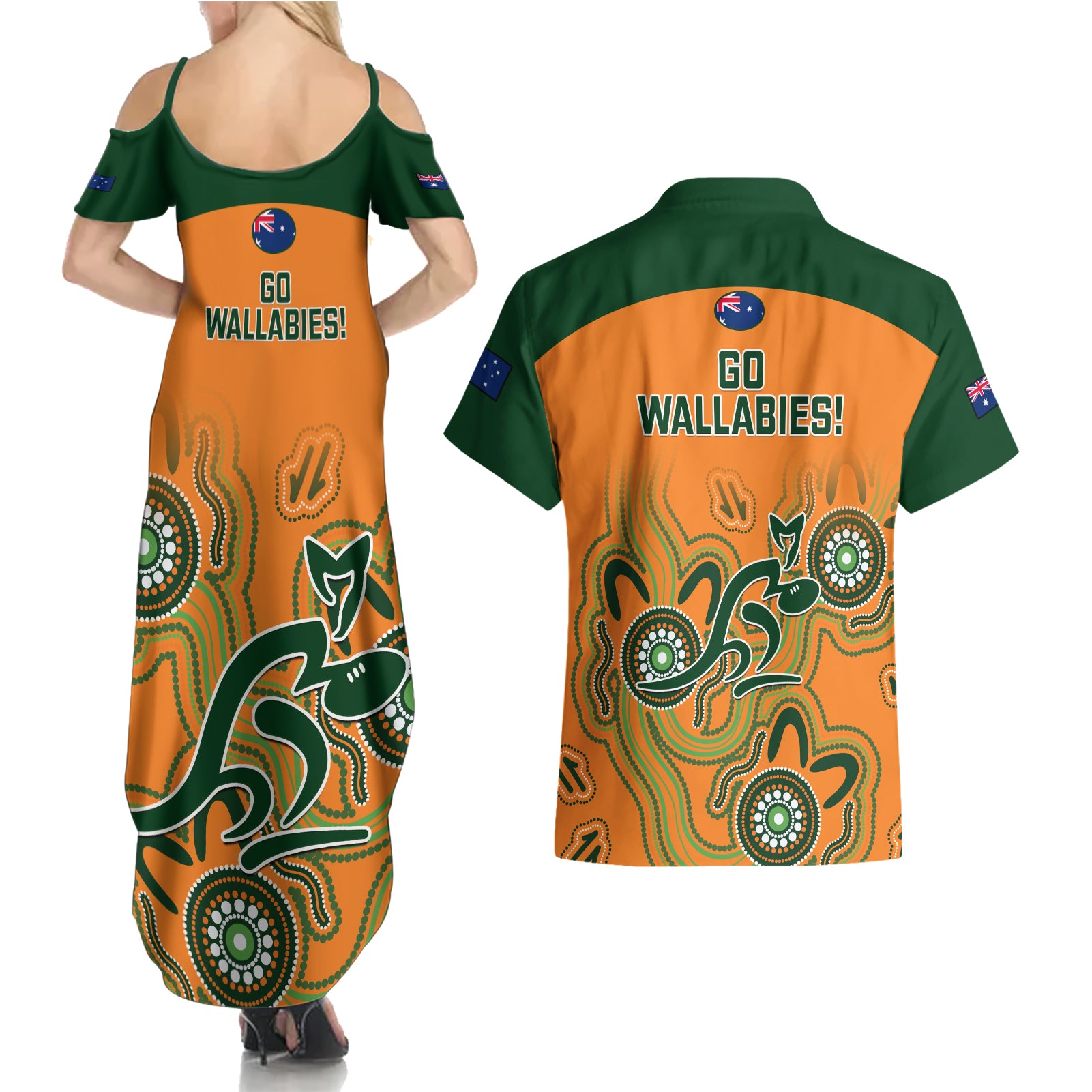 australia-rugby-couples-matching-summer-maxi-dress-and-hawaiian-shirt-wallabies-2023-indigenous-art