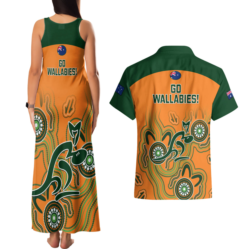 australia-rugby-couples-matching-tank-maxi-dress-and-hawaiian-shirt-wallabies-2023-indigenous-art
