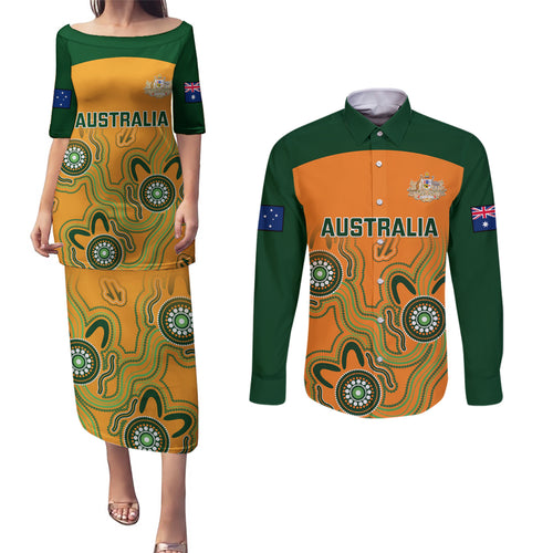custom-australia-rugby-couples-matching-puletasi-dress-and-long-sleeve-button-shirts-wallabies-2023-indigenous-art