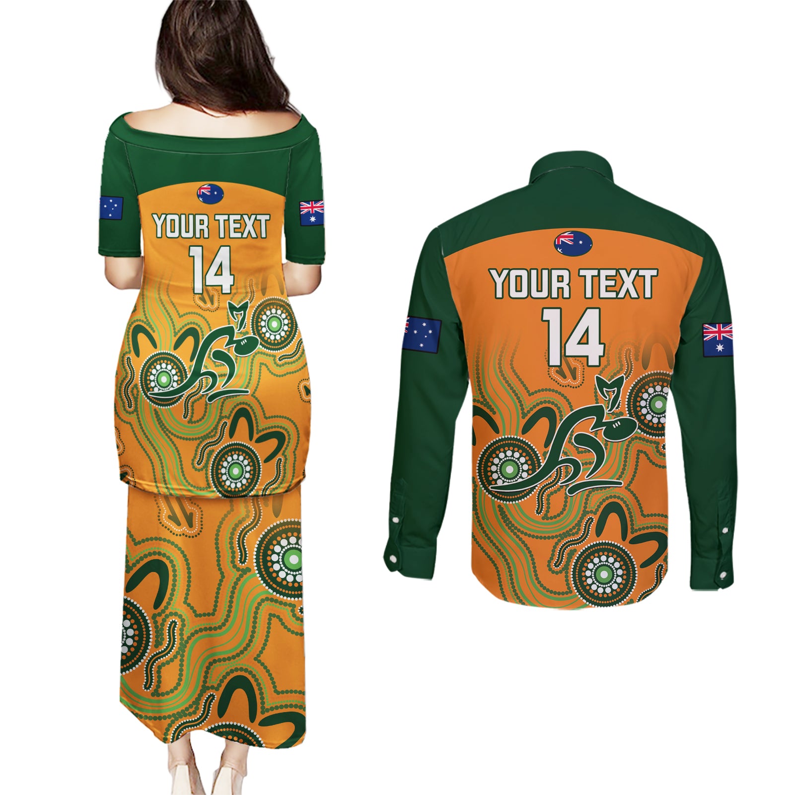 custom-australia-rugby-couples-matching-puletasi-dress-and-long-sleeve-button-shirts-wallabies-2023-indigenous-art