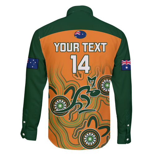 custom-australia-rugby-family-matching-off-shoulder-short-dress-and-hawaiian-shirt-wallabies-2023-indigenous-art