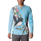 Willie wagtail Australia Button Sweatshirt Eucalyptus Blossoms Aboriginal Art - Aussie Hoodie