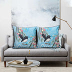 Willie wagtail Australia Pillow Cover Eucalyptus Blossoms Aboriginal Art - Aussie Hoodie