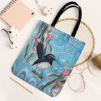 Willie wagtail Australia Tote Bag Eucalyptus Blossoms Aboriginal Art - Aussie Hoodie
