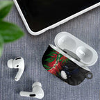 Willie wagtail Australia AirPods Case Aussie Bottlebrushes Aboriginal Art - Aussie Hoodie