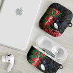 Willie wagtail Australia AirPods Case Aussie Bottlebrushes Aboriginal Art - Aussie Hoodie