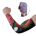 Willie wagtail Australia Arm Sleeves Aussie Bottlebrushes Aboriginal Art - Aussie Hoodie