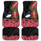Willie wagtail Australia Car Mats Aussie Bottlebrushes Aboriginal Art - Aussie Hoodie
