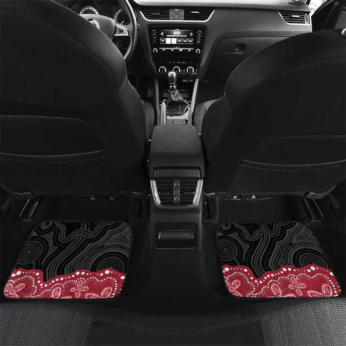 Willie wagtail Australia Car Mats Aussie Bottlebrushes Aboriginal Art - Aussie Hoodie