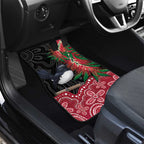 Willie wagtail Australia Car Mats Aussie Bottlebrushes Aboriginal Art - Aussie Hoodie