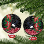 Willie wagtail Australia Ceramic Ornament Aussie Bottlebrushes Aboriginal Art - Aussie Hoodie