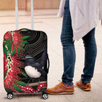 Willie wagtail Australia Luggage Cover Aussie Bottlebrushes Aboriginal Art - Aussie Hoodie