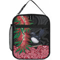 Willie wagtail Australia Lunch Bag Aussie Bottlebrushes Aboriginal Art