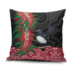 Willie wagtail Australia Pillow Cover Aussie Bottlebrushes Aboriginal Art - Aussie Hoodie