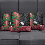 Willie wagtail Australia Pillow Cover Aussie Bottlebrushes Aboriginal Art - Aussie Hoodie