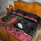 Willie wagtail Australia Quilt Bed Set Aussie Bottlebrushes Aboriginal Art - Aussie Hoodie