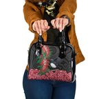 Willie wagtail Australia Shoulder Handbag Aussie Bottlebrushes Aboriginal Art - Aussie Hoodie