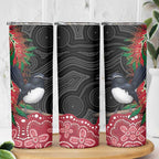 Willie wagtail Australia Skinny Tumbler Aussie Bottlebrushes Aboriginal Art - Aussie Hoodie