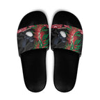 Willie wagtail Australia Slide Sandals Aussie Bottlebrushes Aboriginal Art - Aussie Hoodie