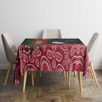 Willie wagtail Australia Tablecloth Aussie Bottlebrushes Aboriginal Art - Aussie Hoodie