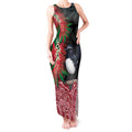 Willie wagtail Australia Tank Maxi Dress Aussie Bottlebrushes Aboriginal Art - Aussie Hoodie