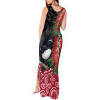 Willie wagtail Australia Tank Maxi Dress Aussie Bottlebrushes Aboriginal Art - Aussie Hoodie