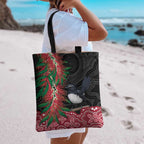 Willie wagtail Australia Tote Bag Aussie Bottlebrushes Aboriginal Art - Aussie Hoodie