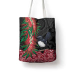 Willie wagtail Australia Tote Bag Aussie Bottlebrushes Aboriginal Art - Aussie Hoodie