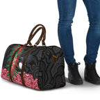 Willie wagtail Australia Travel Bag Aussie Bottlebrushes Aboriginal Art - Aussie Hoodie
