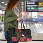 Willie wagtail Australia Travel Bag Aussie Bottlebrushes Aboriginal Art - Aussie Hoodie